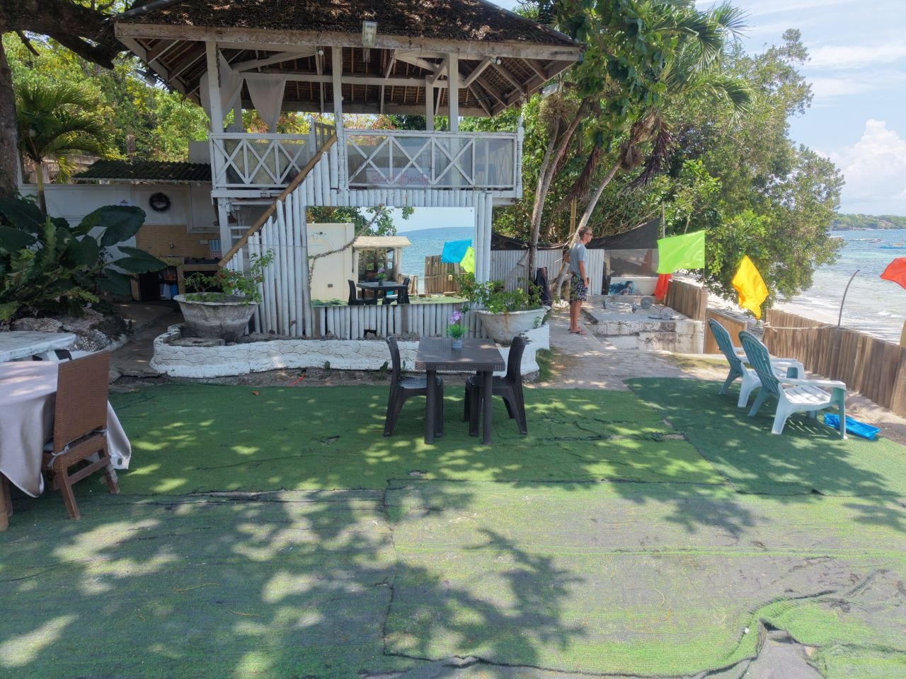 Ocean-facing pathway at Paradise Villa